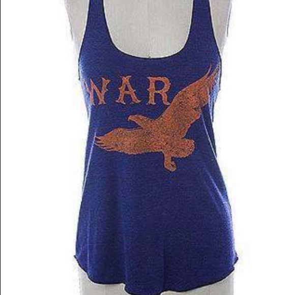 War Eagle tank top in Indigo by Judith March - Picture 1 of 4